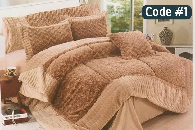 Quality 7 Pcs Comforter set / Item #36